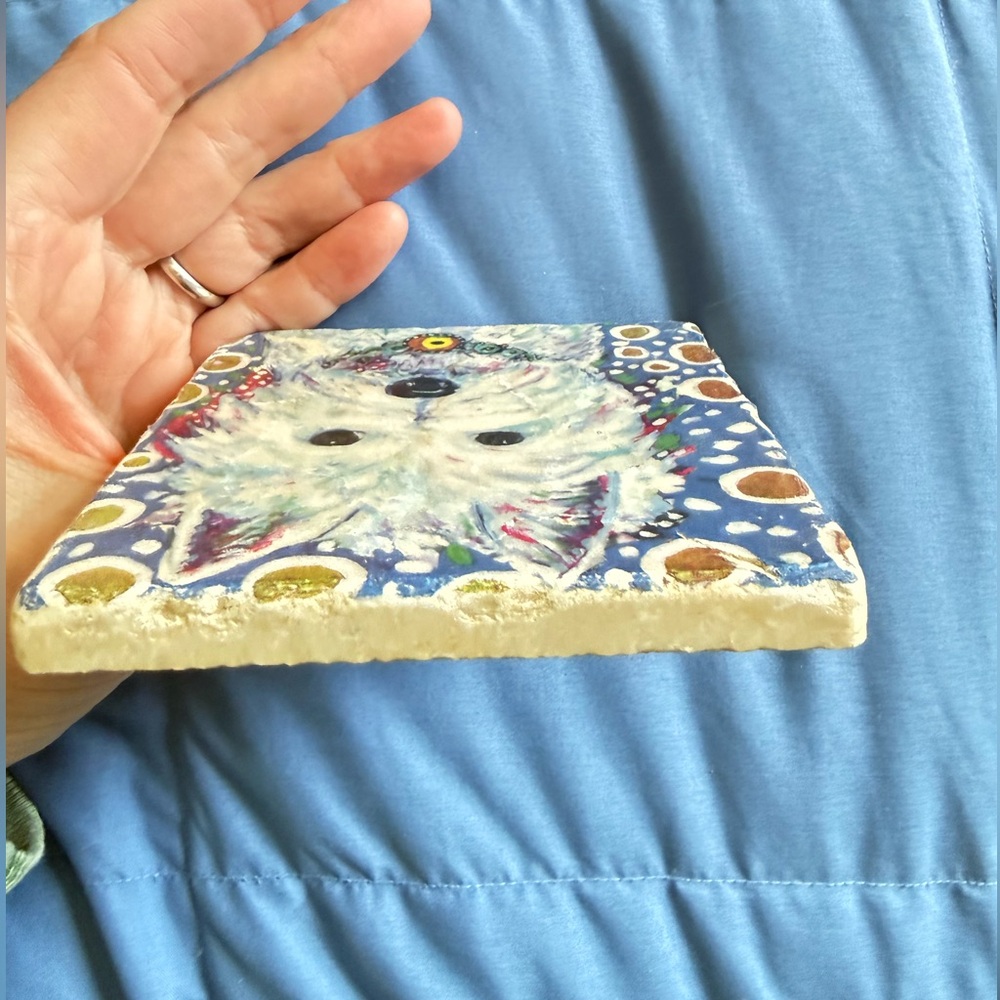 Ceramic tile of West Highland White terrier - Picture 3 of 4